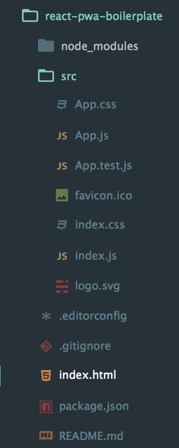 create-react-app-structure
