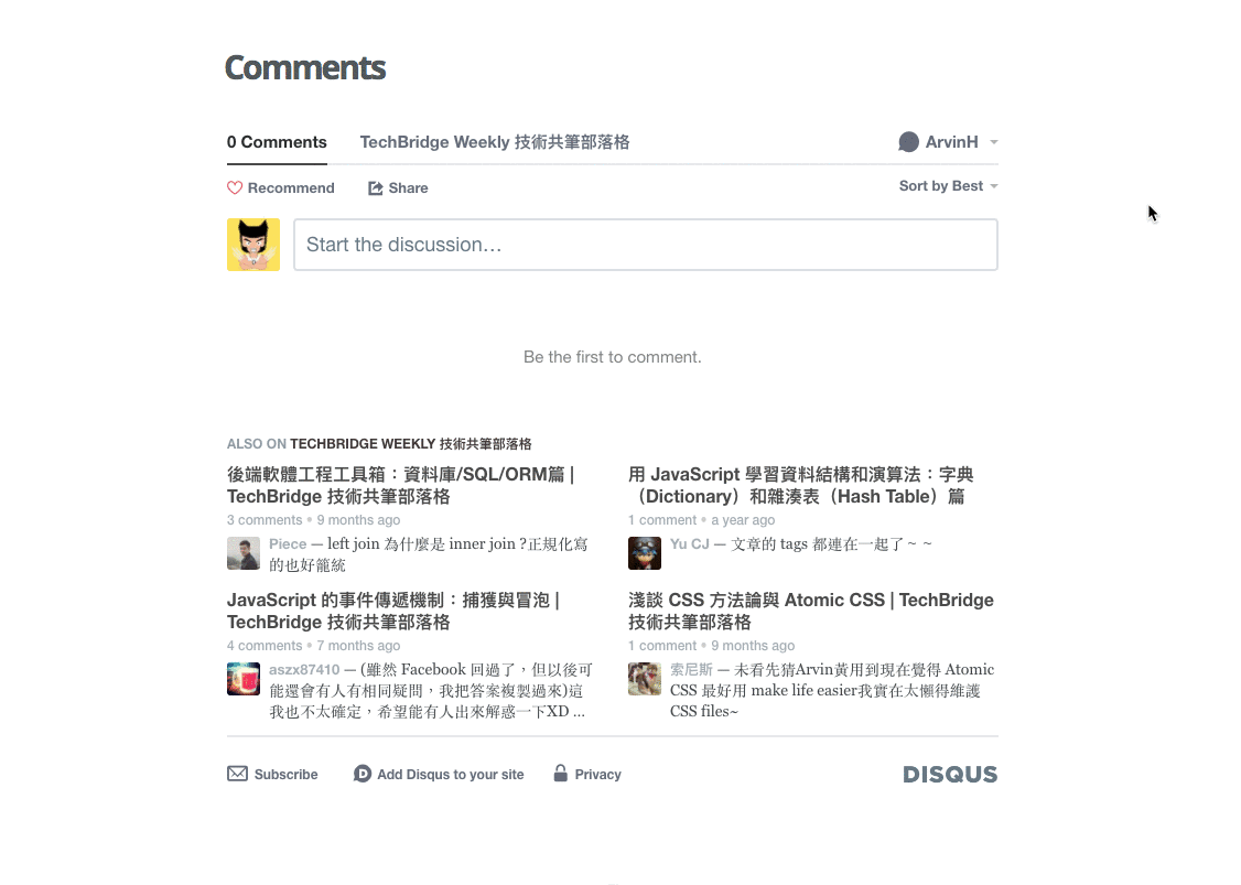 Sidebar Demo