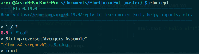 elm-repl