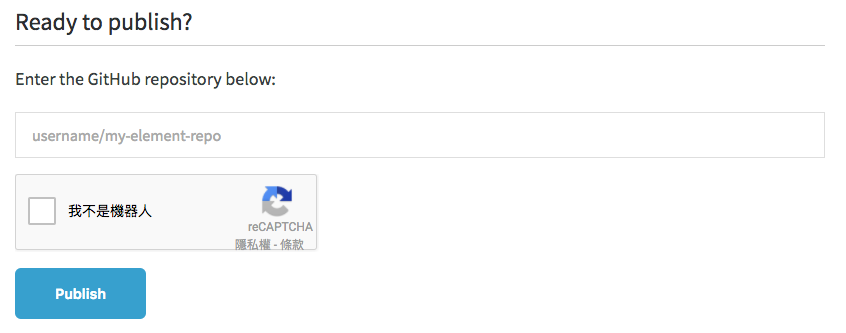Ready to publish