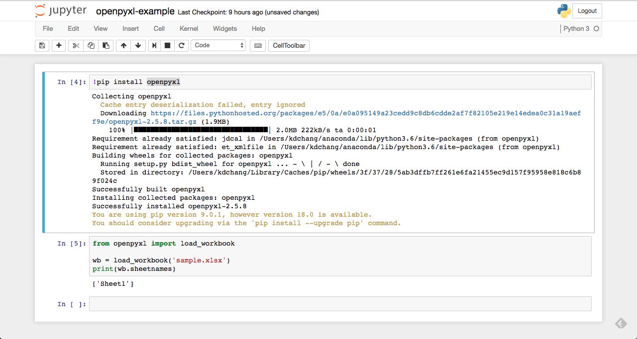如何使用 Python 程式操作 Excel 試算表